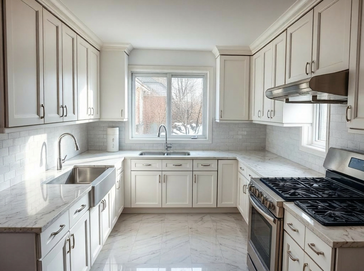 Kitchen after cleaning